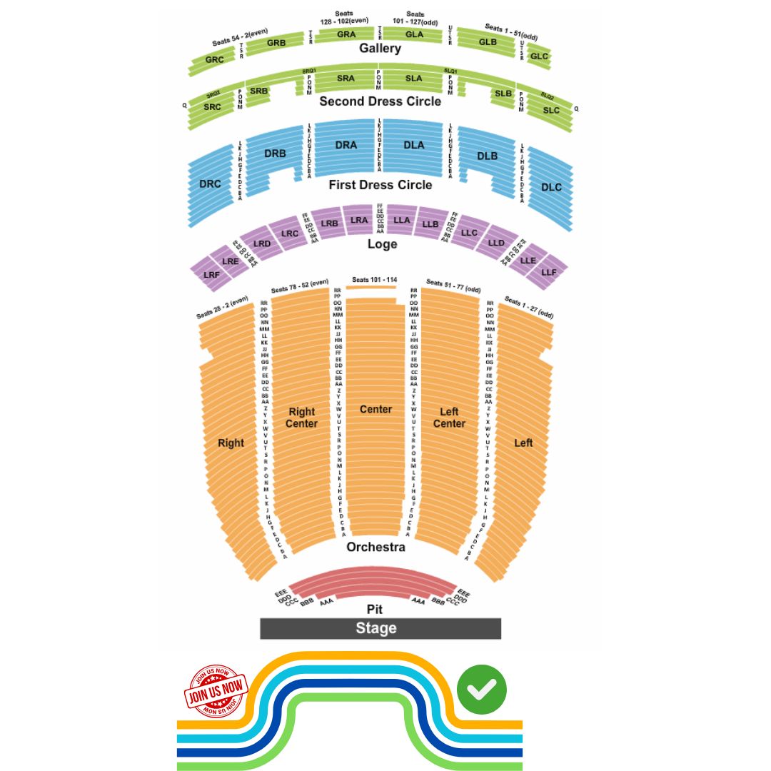 Fox Theater Seating Chart